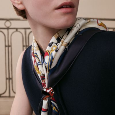 エルメス カレ 今日1日を楽しむ 90×90 美品 589 HERMES 大判スカーフ